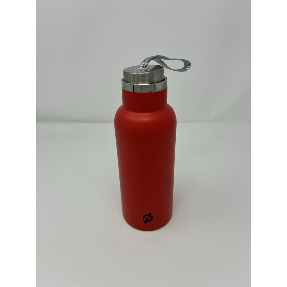 Peloton Water Bottle Red Stainless Steel Vacuum Insulated 16oz‎ Gym Cycling Yoga